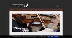 Desktop Screenshot of kammerphilharmonie-frankfurt.de